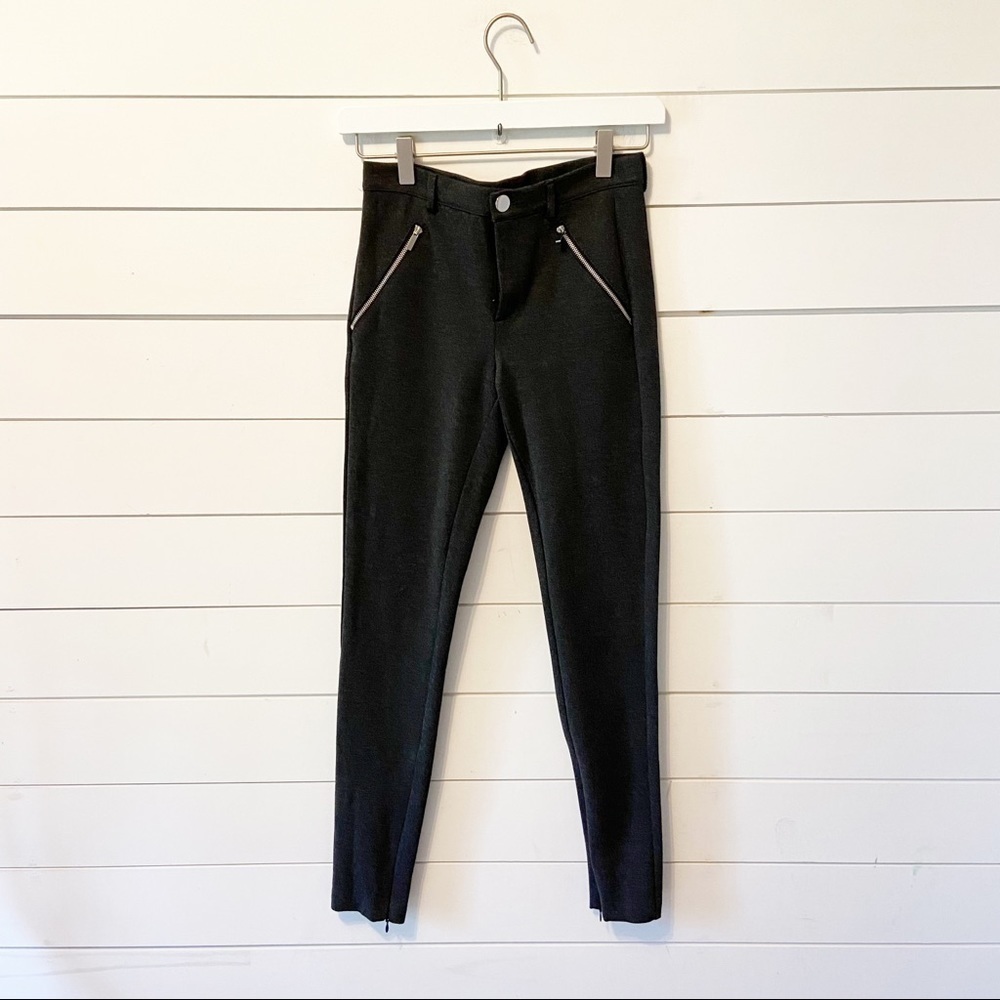 Zara | Dark Gray Skinny Stretch Pants Size Small
